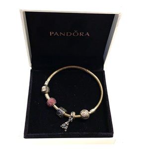 Pandora Shine Smooth Charm Bracelet